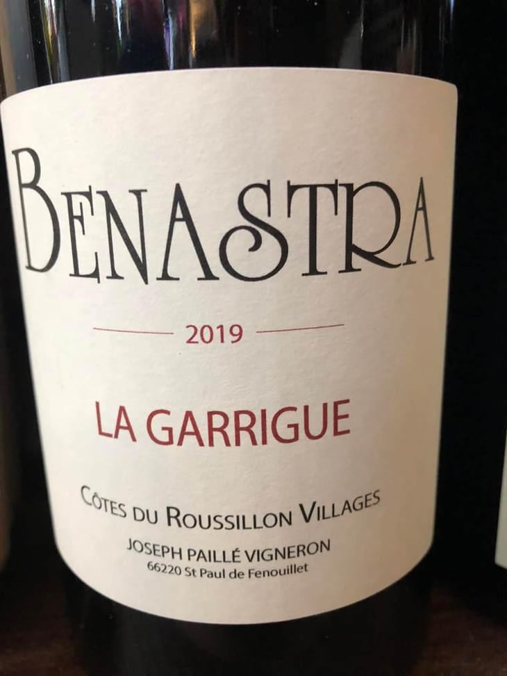 La Garrigue - Domaine Benastra - Joseph Paillé 