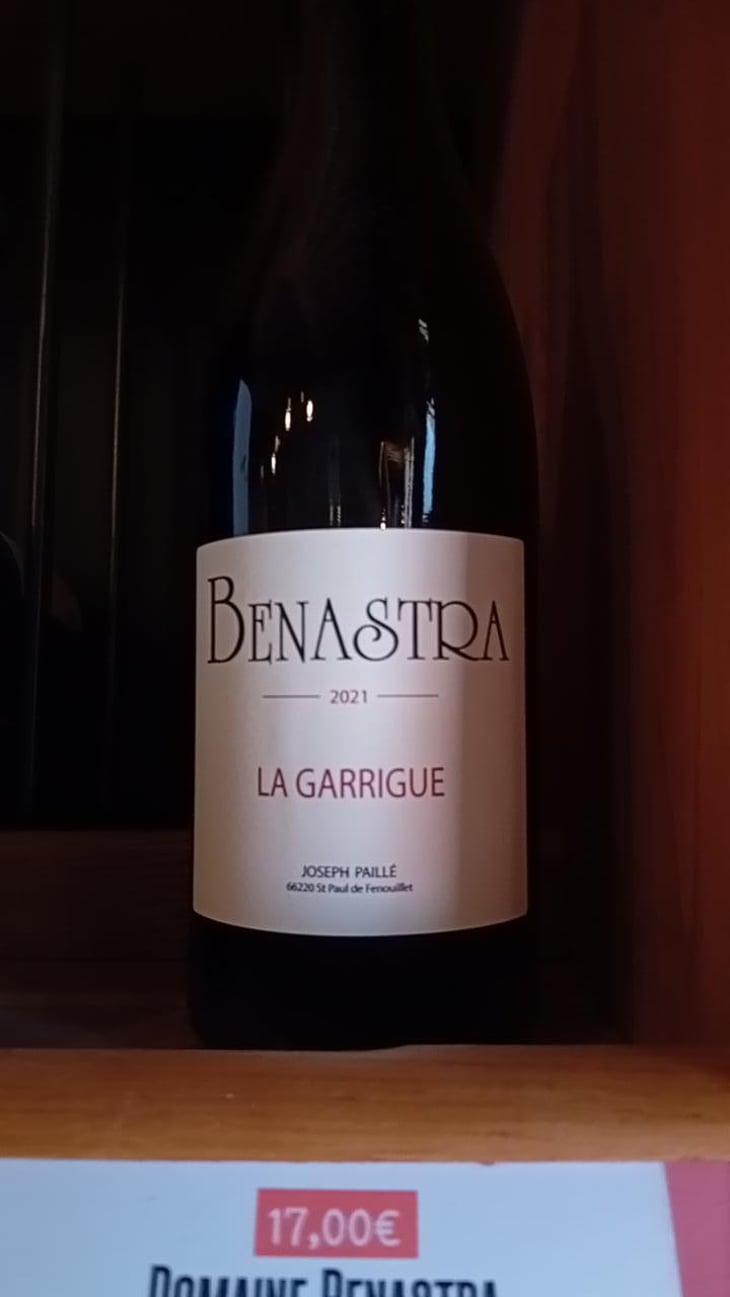 La Garrigue - Domaine Benastra - Joseph Paillé 