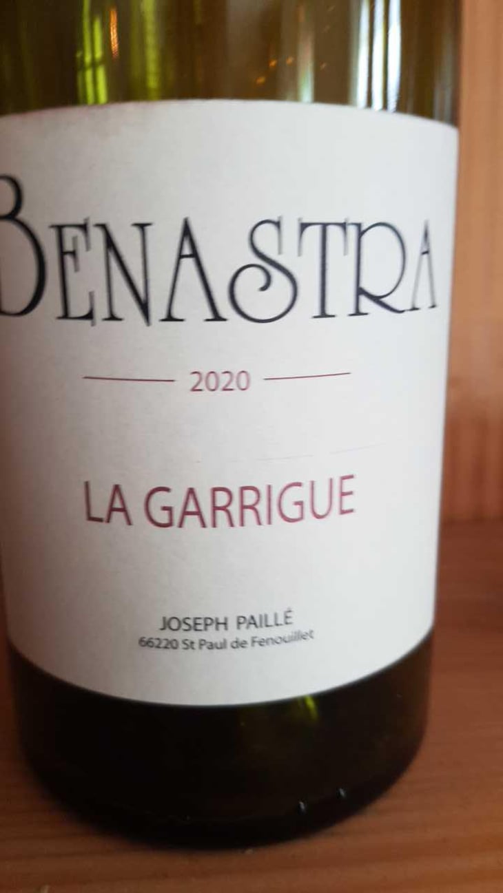 La Garrigue - Domaine Benastra - Joseph Paillé 