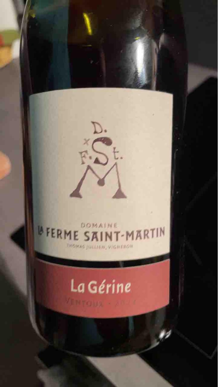 La Gerine - La Ferme Saint-Martin - Les Vins de Thomas - Sophie & Thomas Jullien 
