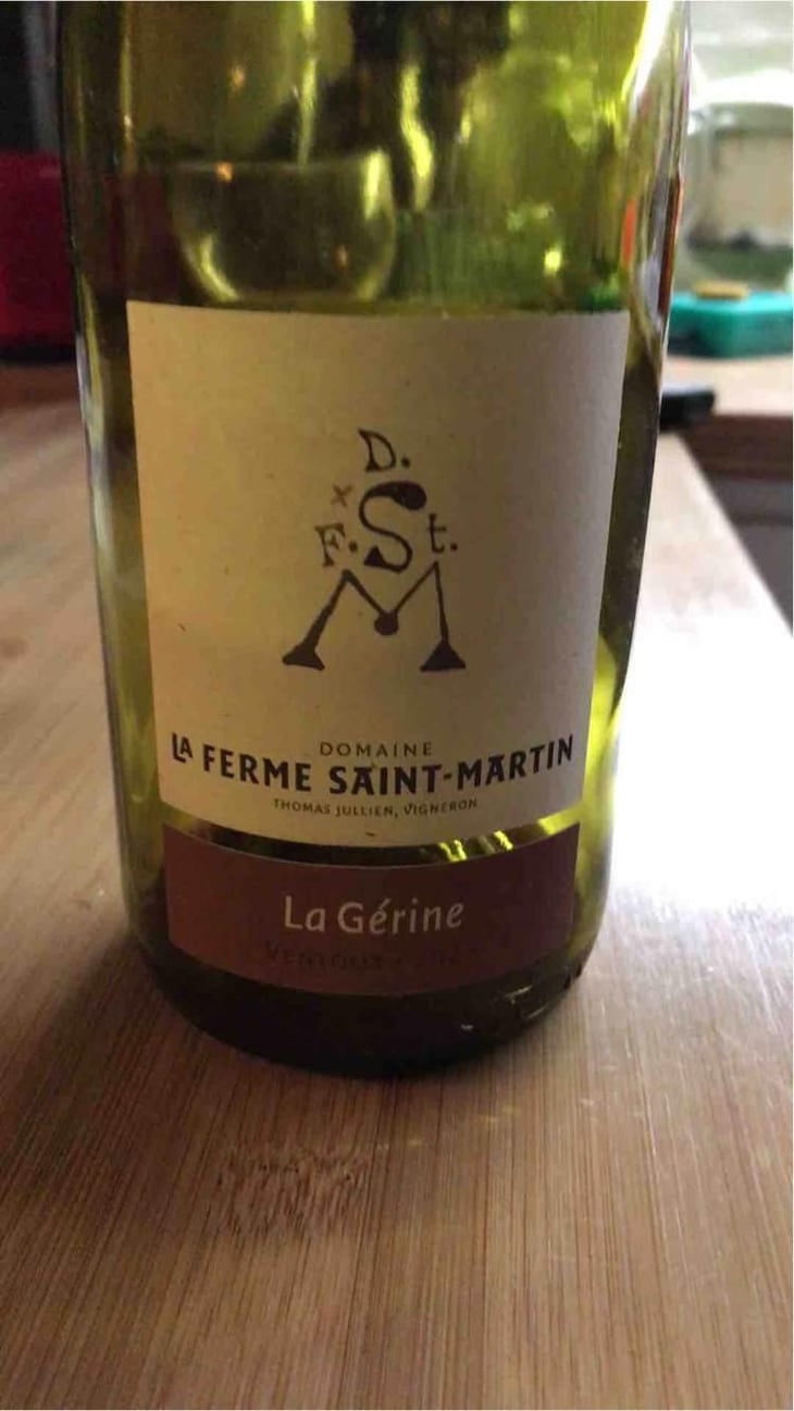 La Gerine - La Ferme Saint-Martin - Les Vins de Thomas - Sophie & Thomas Jullien 