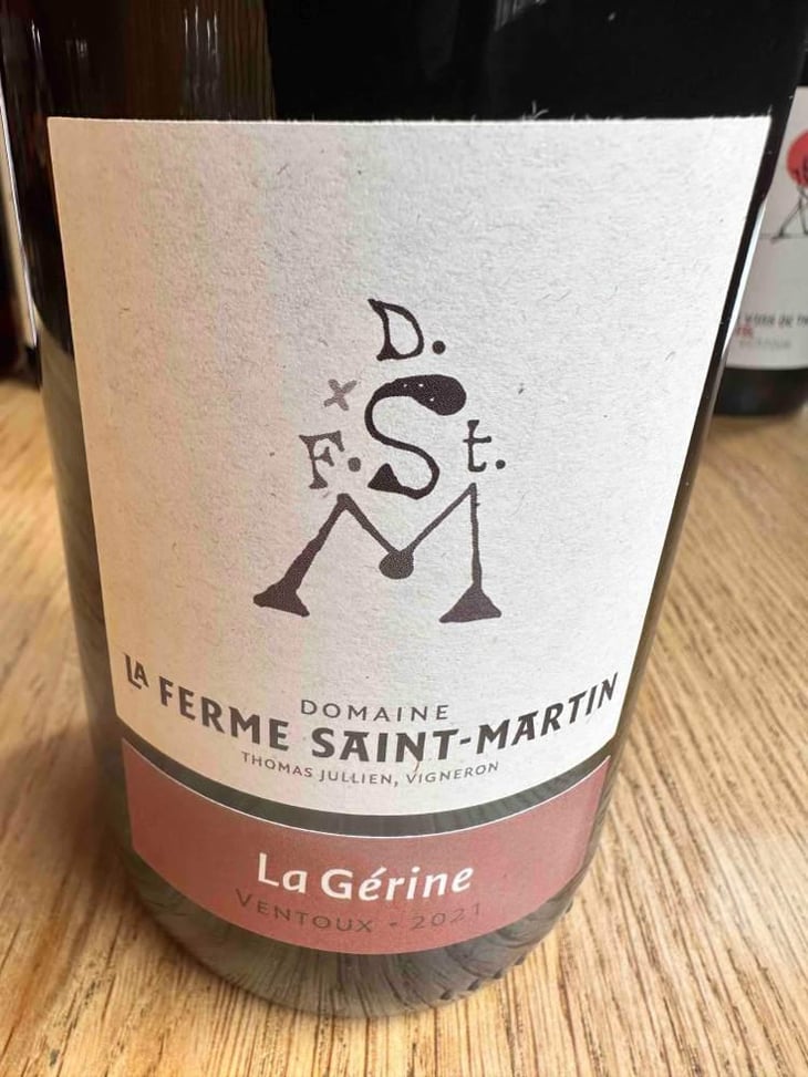 La Gerine - La Ferme Saint-Martin - Les Vins de Thomas - Sophie & Thomas Jullien 