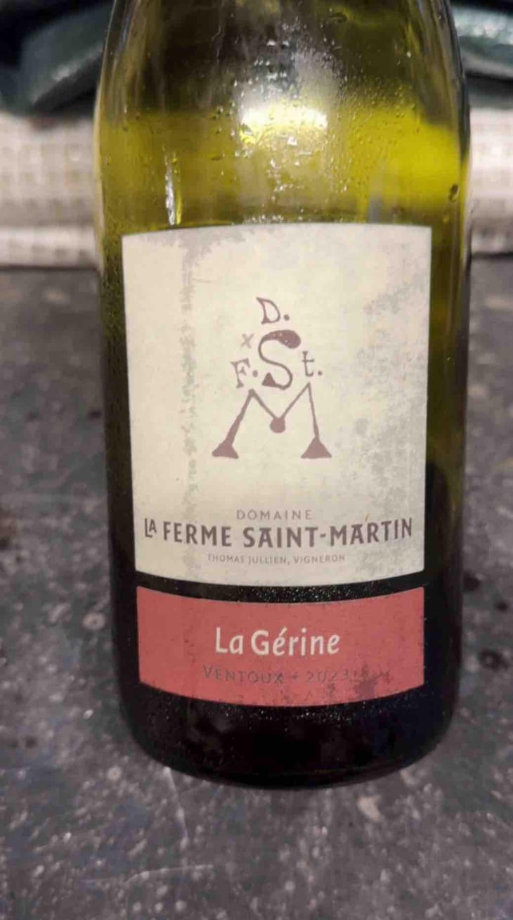 La Gerine - La Ferme Saint-Martin - Les Vins de Thomas - Sophie & Thomas Jullien 
