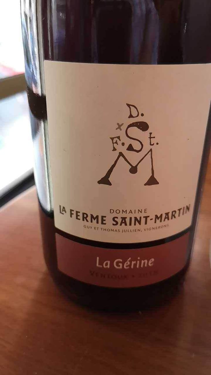 La Gerine - La Ferme Saint-Martin - Les Vins de Thomas - Sophie & Thomas Jullien 