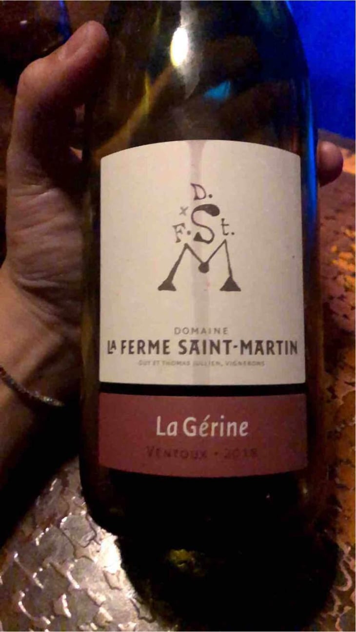 La Gerine - La Ferme Saint-Martin - Les Vins de Thomas - Sophie & Thomas Jullien 