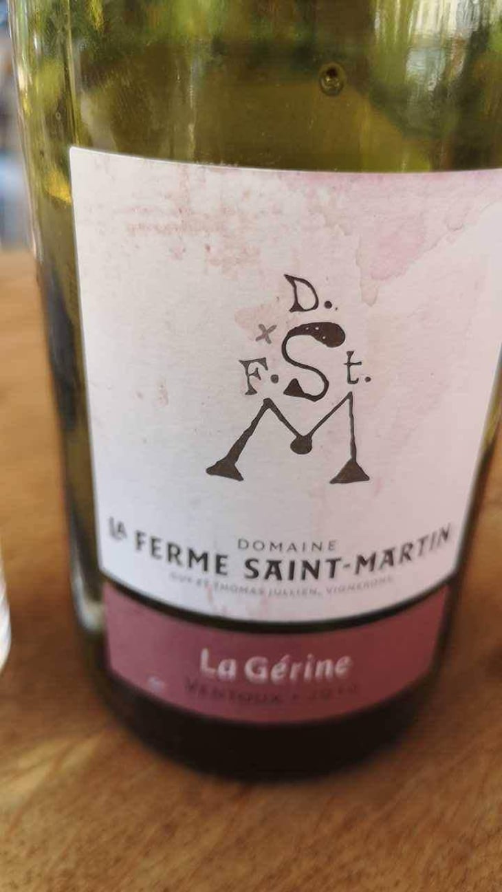 La Gerine - La Ferme Saint-Martin - Les Vins de Thomas - Sophie & Thomas Jullien 