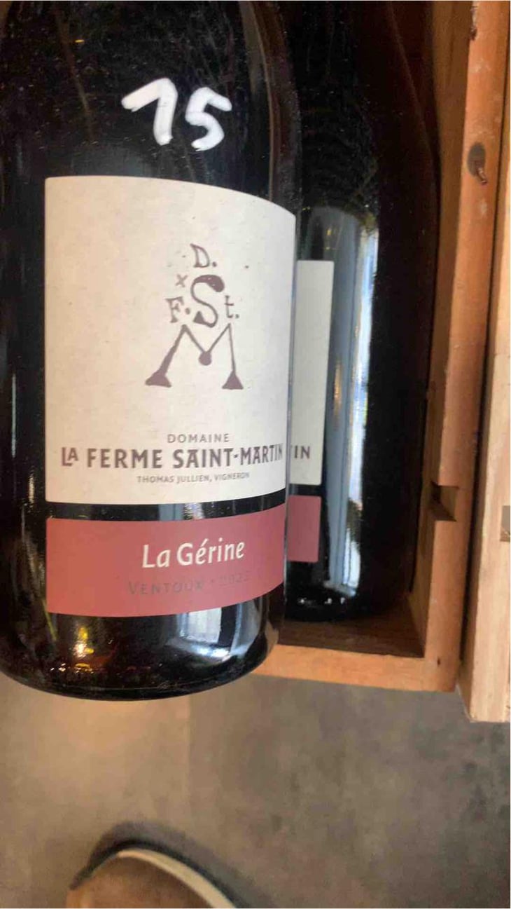 La Gerine - La Ferme Saint-Martin - Les Vins de Thomas - Sophie & Thomas Jullien 