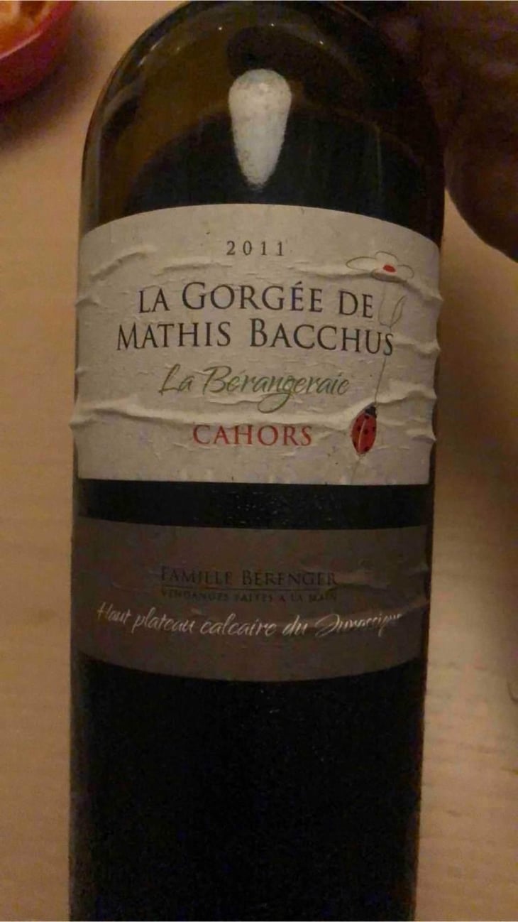 La Gorgée De Mathis Bacchus - Cahors - La Bérangeraie 