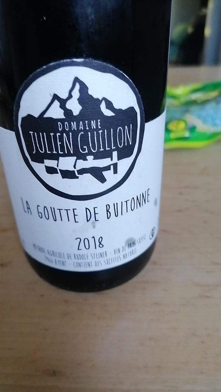 La Goutte de Buitonne - Domaine Julien Guillon - Julien Guillon -2018