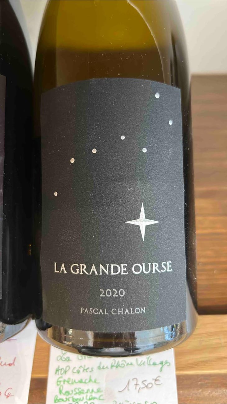 La Grande Ourse Blanc - Domaine Pascal Chalon - Pascal Chalon 