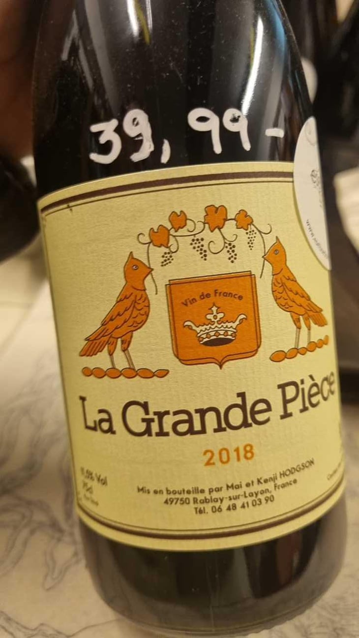 La Grande Pièce - Vins Hodgson - Mai & Kenji Hodgson 