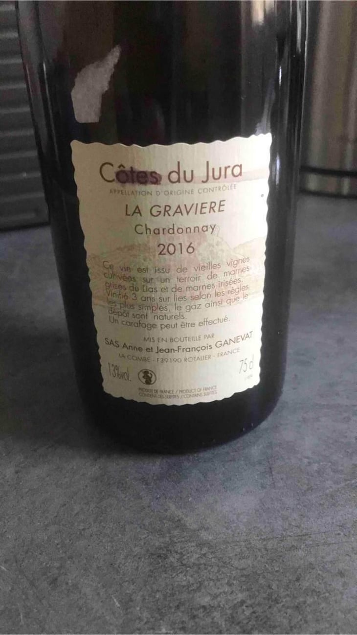 La Graviere - Domaine Ganevat - Anne & Jean-François Ganevat 