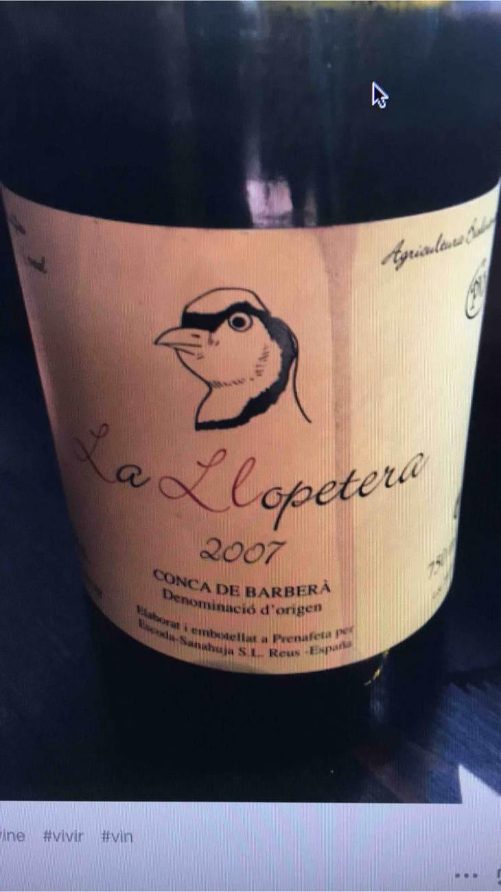 La Llopetera - Celler Escoda Sanahuja - Joan Ramón Escoda Martinez 