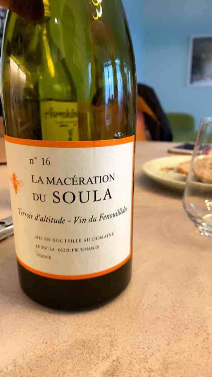 La Maceration Du Soula Orange - Le Soula - Wendy Wilson 