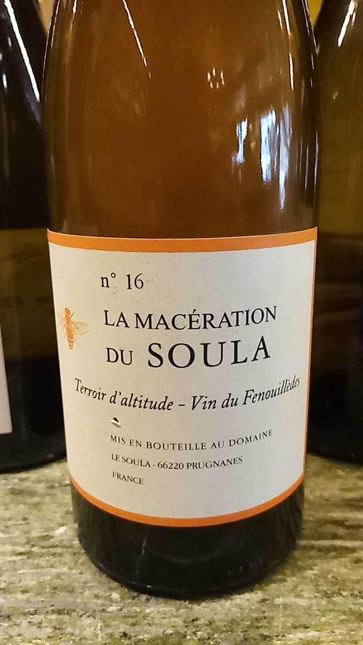 La Maceration Du Soula Orange - Le Soula - Wendy Wilson 