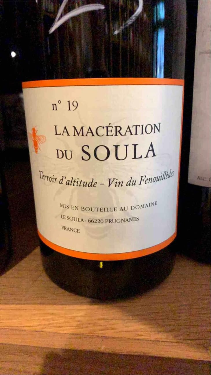 La Maceration Du Soula Orange - Le Soula - Wendy Wilson 
