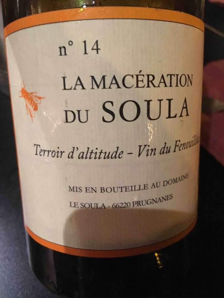 La Maceration Du Soula Orange - Le Soula - Wendy Wilson 