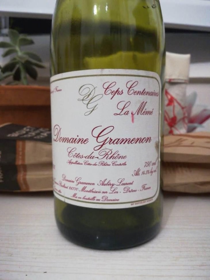 La Mémé - Domaine Gramenon - Michèle Aubéry-Laurent & Maxime-Francois Laurent 