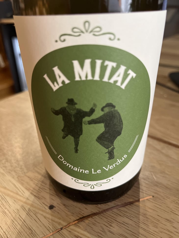 La Mitat Blanc - Domaine Le Verdus - Aline Solignac & Philippe Rousseau -2020