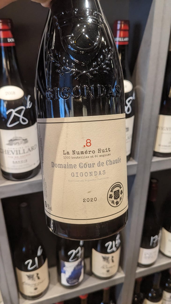 La Numéro 8 - Domaine Gour de Chaulé - Stéphanie , Paul Fumoso et Laurent Philis -2020