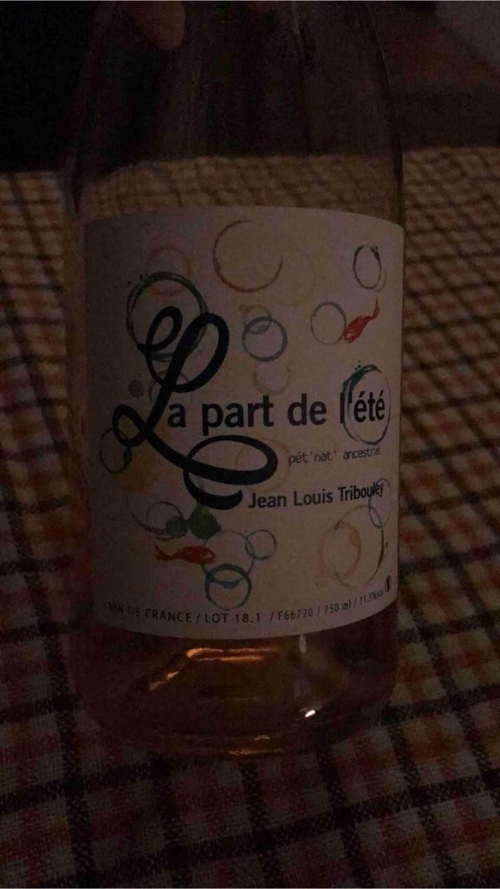 La Part de l'Été - Tribouley - Jean-Louis Tribouley 