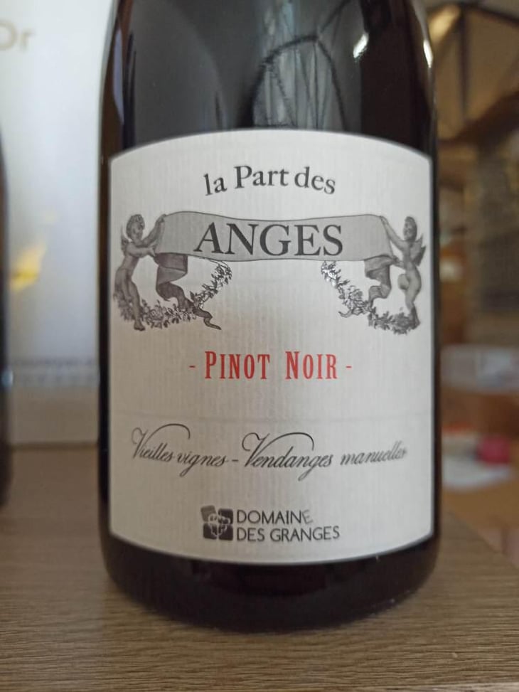La Part des Anges - Pinot Noir - Domaine des Granges - Delphine & Christian Nobiron -2014