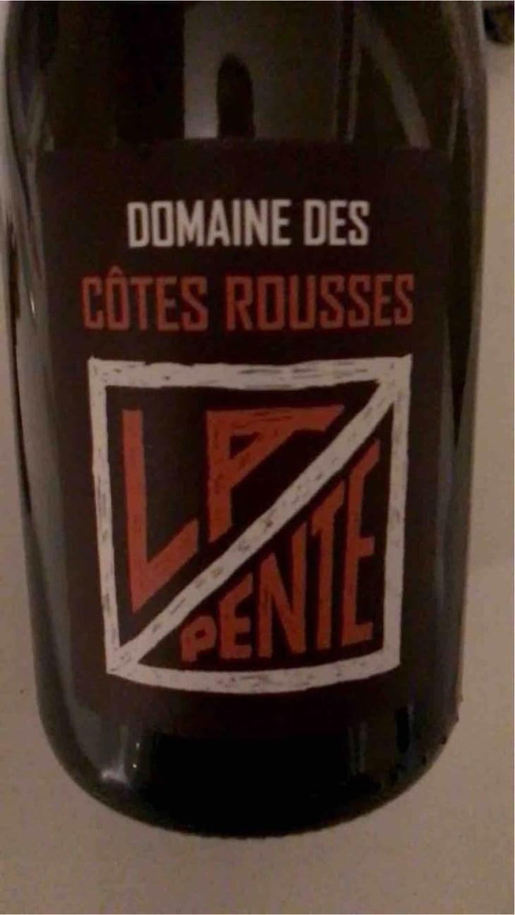 La Pente - Domaine des Côtes Rousses - Marielle & Nicolas Ferrand 