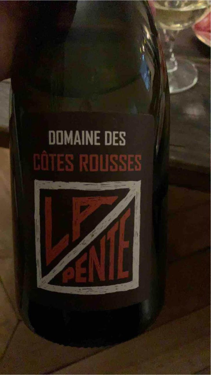 La Pente - Domaine des Côtes Rousses - Marielle & Nicolas Ferrand 