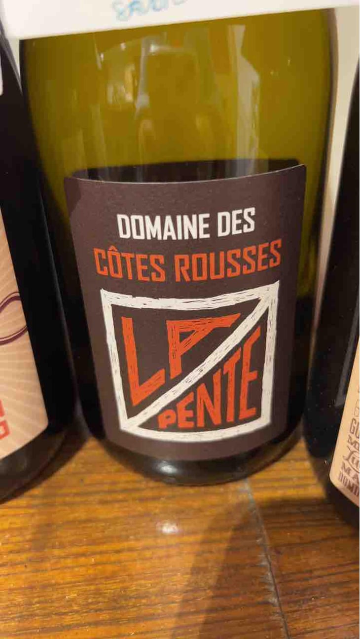 La Pente - Domaine des Côtes Rousses - Marielle & Nicolas Ferrand 