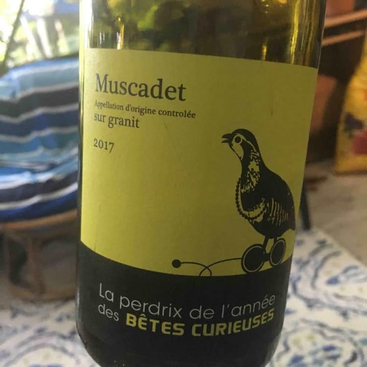 La Perdrix de l'Année - Domaine de la Chauvinière - Jérémie Huchet 