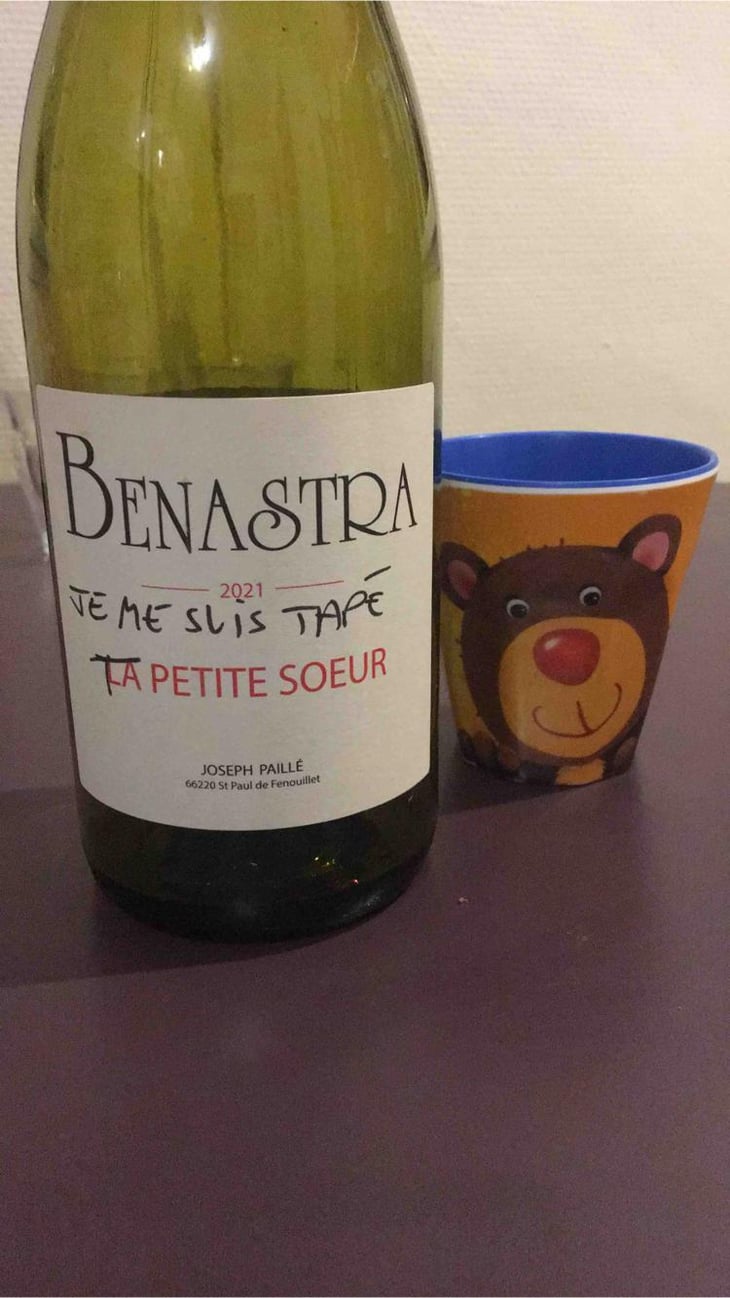 La Petite Sœur - Domaine Benastra - Joseph Paillé 