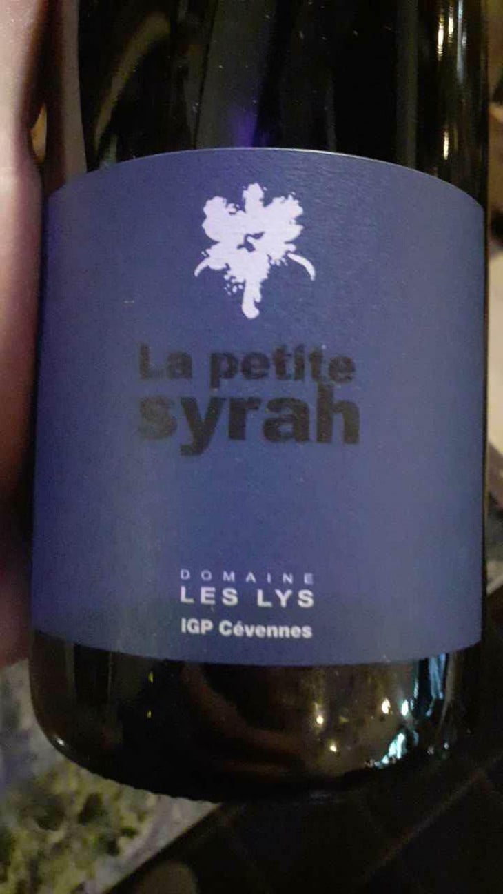 La Petite Syrah - Domaine Les Lys - Marie-Héléne Veyrunes & Thomas Faure 