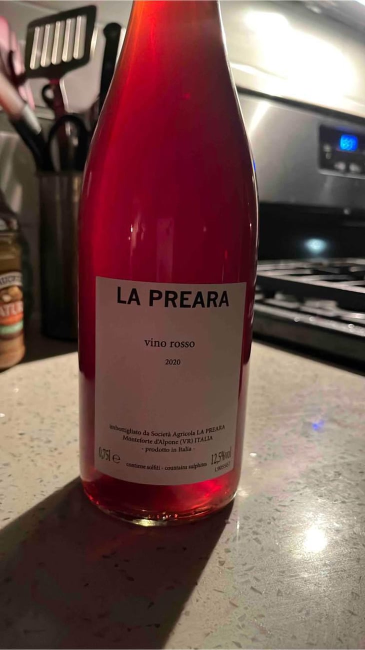 La Preara Vino Rosso - Società Agricola La Preara - Andrea Pra 
