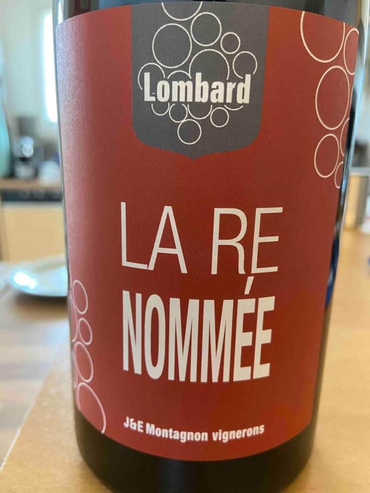 La Re-Nommée - Domaine Lombard - Maison Lombard 