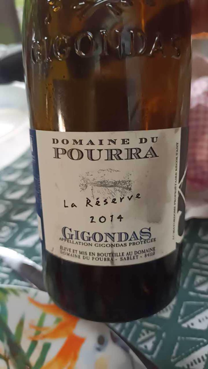 La Réserve Gigondas - Domaine Du Pourra - Jean-Christian Mayordome 