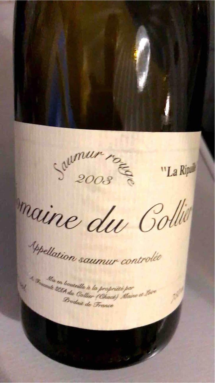 Saumur Rouge - "La Ripaille" - Domaine du Collier - Antoine & Caroline Foucault 
