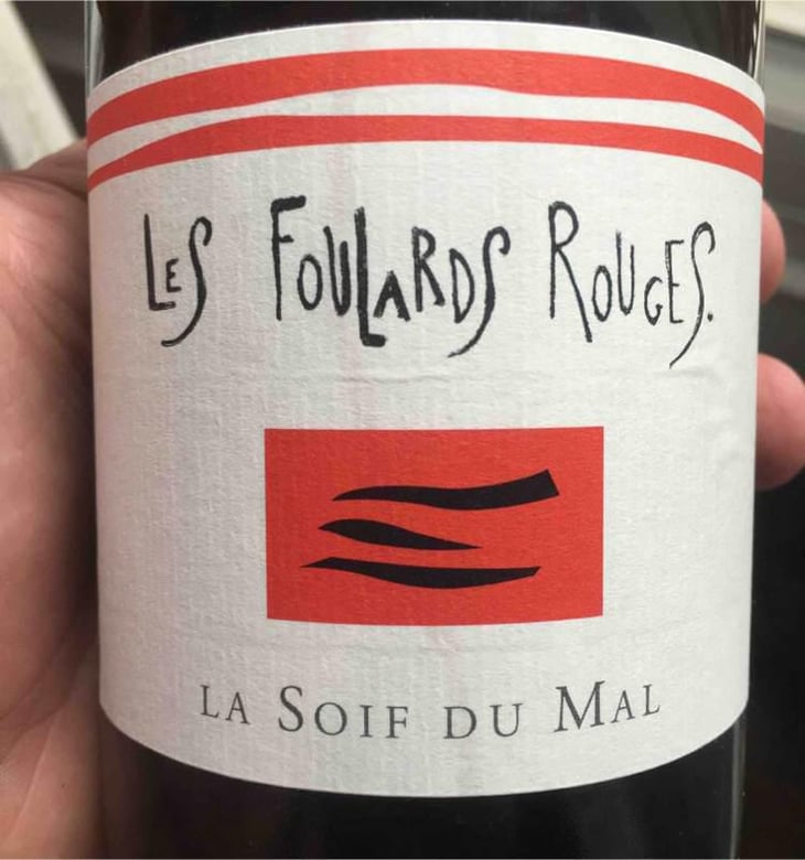 La Soif du Mal (rosé) - Les Foulards Rouges - Jean-Francois Nicq 