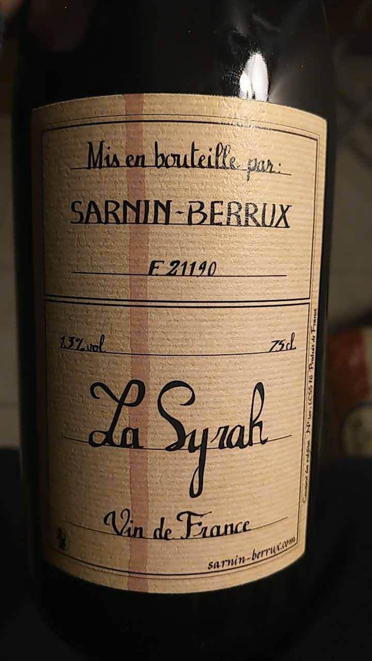 La Syrah - Sarnin-Berrux - Jean-Pascal Sarnin & Jean-Marie Berrux 