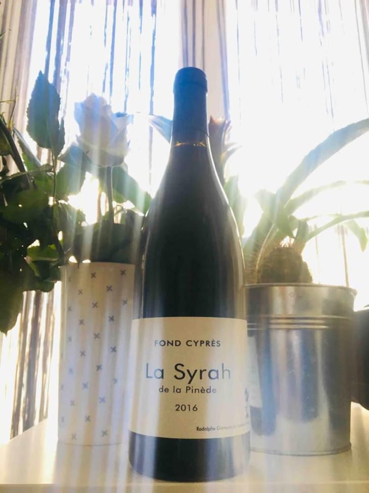 La Syrah de la Pinède - Fond Cyprès - Rodolphe Gianesini & Laetitia Ourliac 