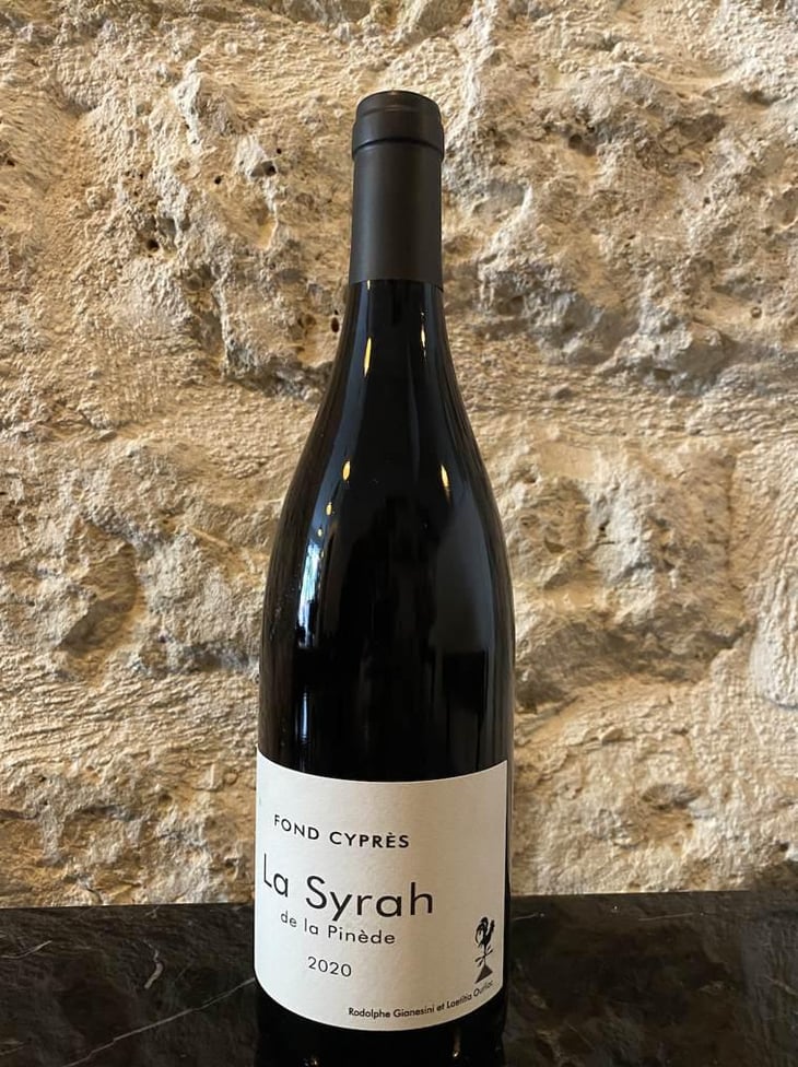 La Syrah de la Pinède - Fond Cyprès - Rodolphe Gianesini & Laetitia Ourliac 