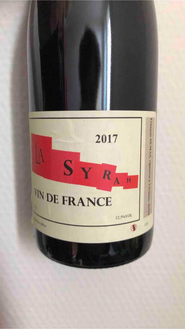 La Syrah - François Dumas - François Dumas 