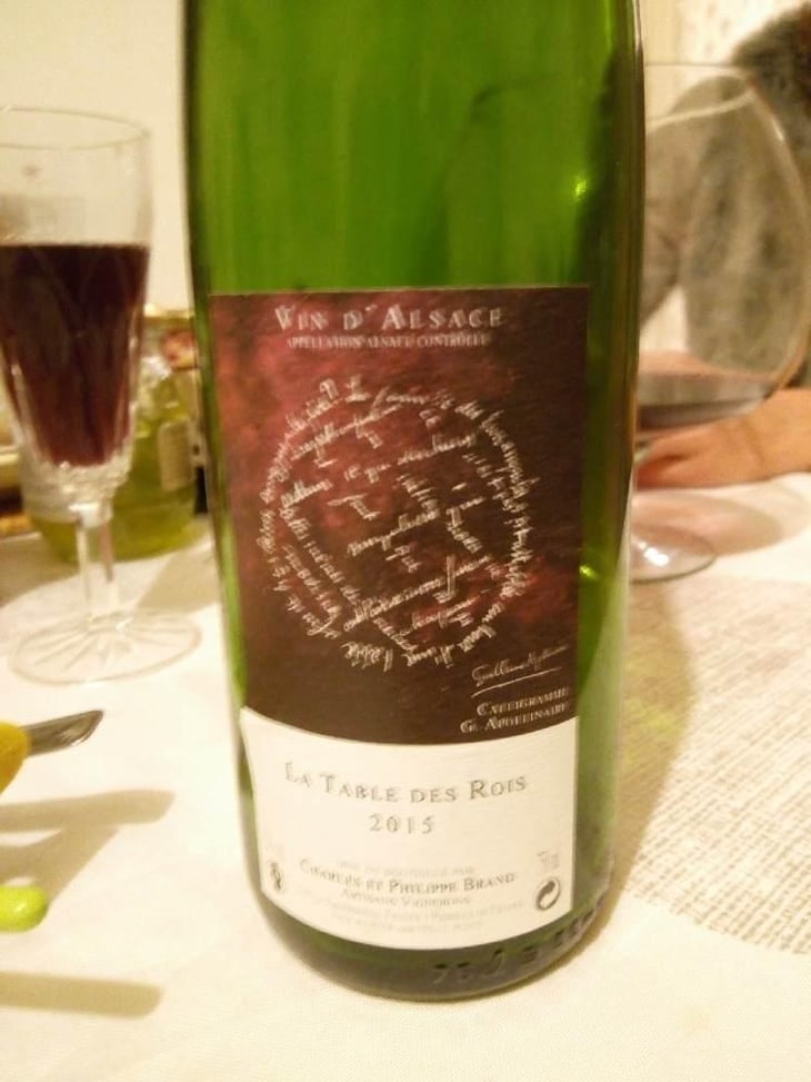 La Table des Rois - Domaine Brand & Fils - Philippe Brand 