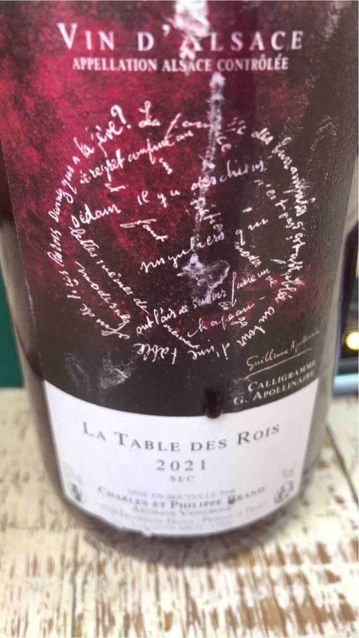 La Table des Rois - Domaine Brand & Fils - Philippe Brand 