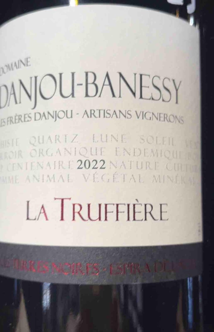 La Truffière (Rouge) - Domaine Danjou-Banessy - Benoît & Sébastien Danjou 