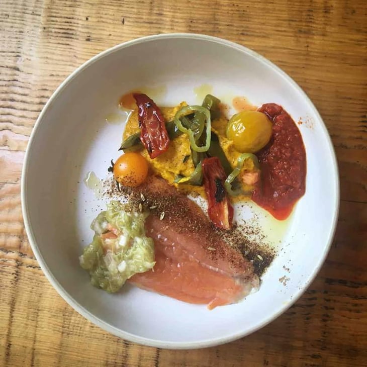 La Truite, La Rhubarbe Et La Tomate - Restaurant l’Espousse - 361037