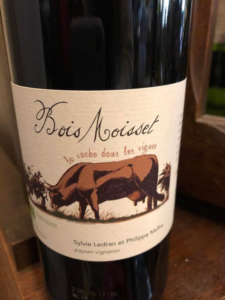 La Vache Dans Les Vignes - Domaine Ferme Bois Moisset - Sylvie & Philippe Maffre 