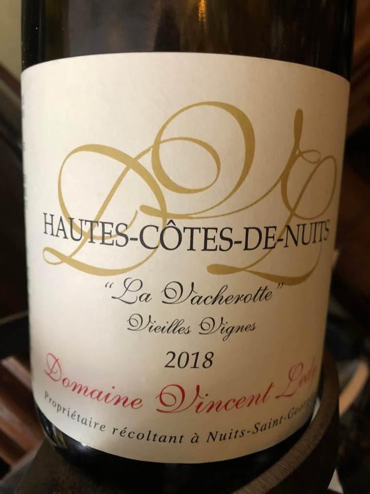 La Vacherotte - Vincent Ledy - Domaine Vincent Ledy -2018