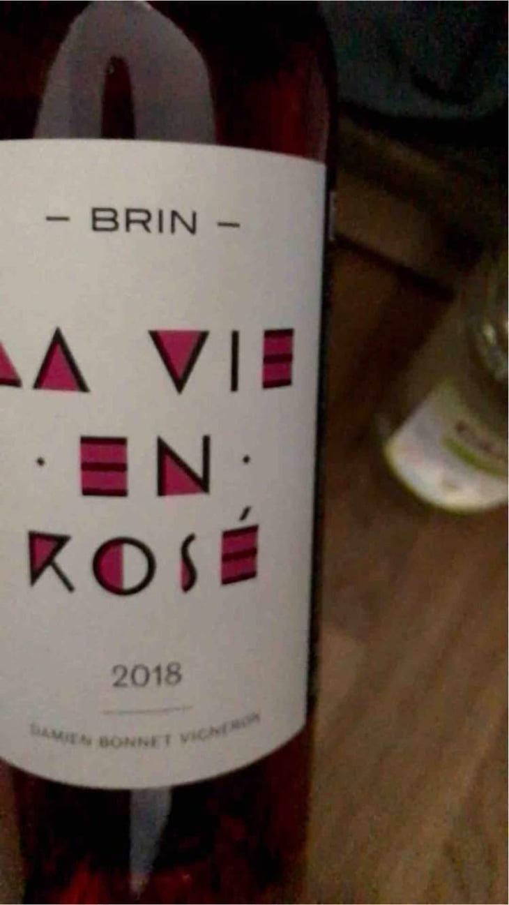 La Vie En Rose - Domaine de Brin - Damien Bonnet 