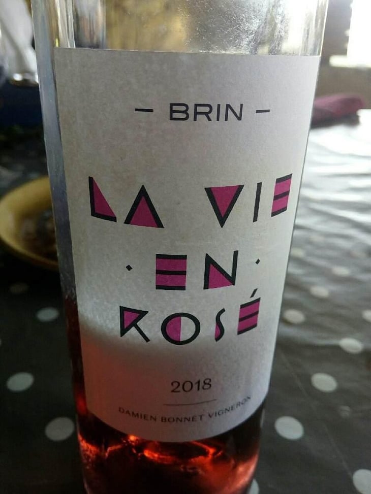 La Vie En Rose - Domaine de Brin - Damien Bonnet 