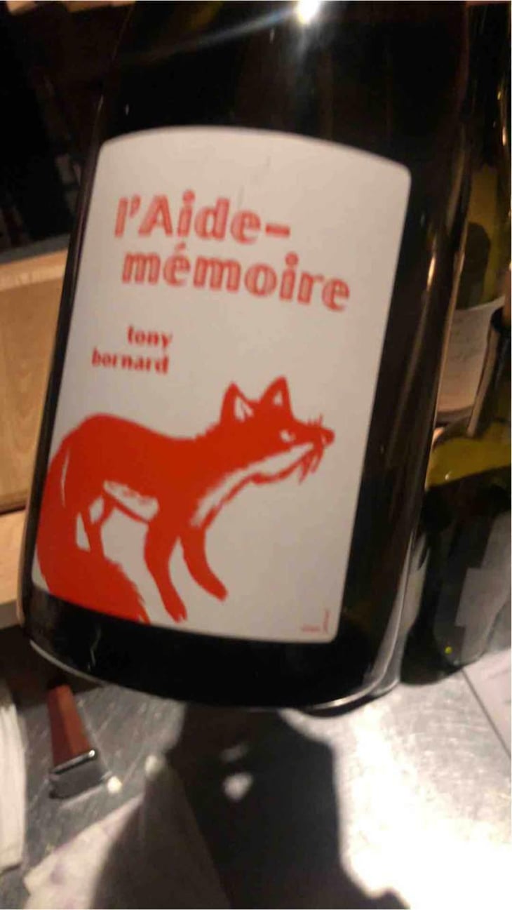 L'Aide-Mémoire - Domaine Bornard - Tony Bornard 